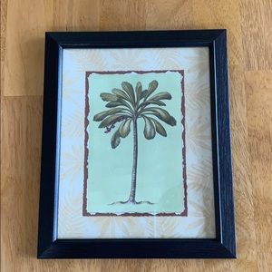 Home Interiors Palm Tree Picture. EUC.